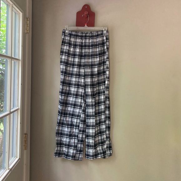 Chaps Black/White Plaid Pj Set S - Picture 5 of 8